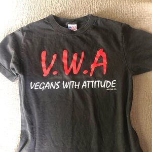 Vegans With Attitude Vintage T-Shirt